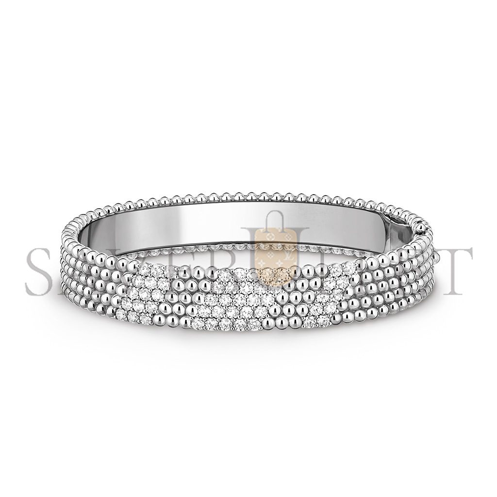 v*n cl*f arpels perlÉe Di*m*nd bracelet, 5 rows of Di*m*nds, large model vcarrpgza00